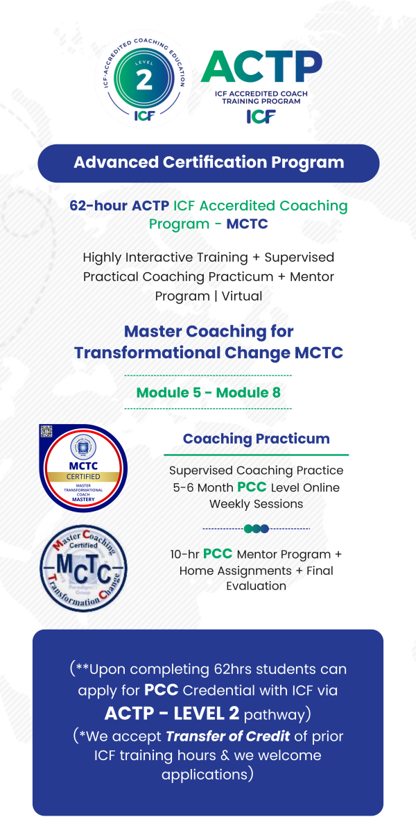 MCTC Advanced Certification Program Level 2 PCC pathway overview