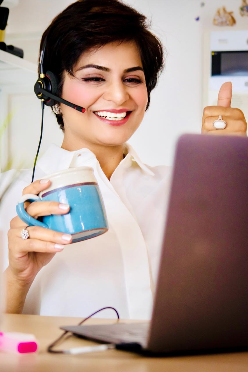 Humaira Syed coaching online with warmth and confidence